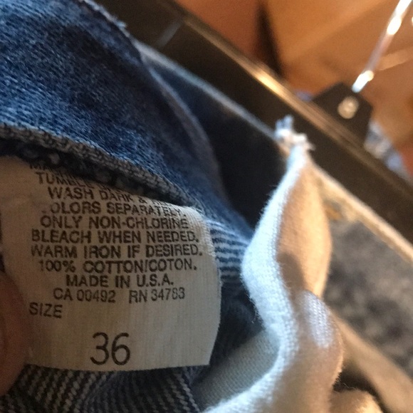 USA made vintage Lee jeans size 36 we ship fast - Picture 6 of 6